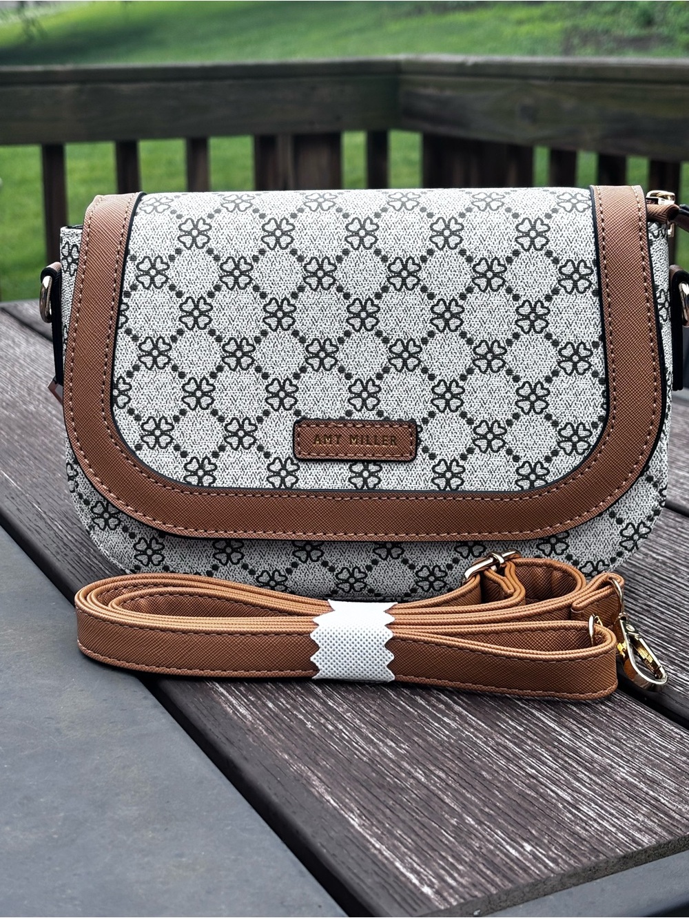 Amy Miller Small Crossbody / Shoulder Bag Brown & Tan